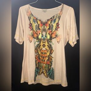 Oneworld butterfly shirt